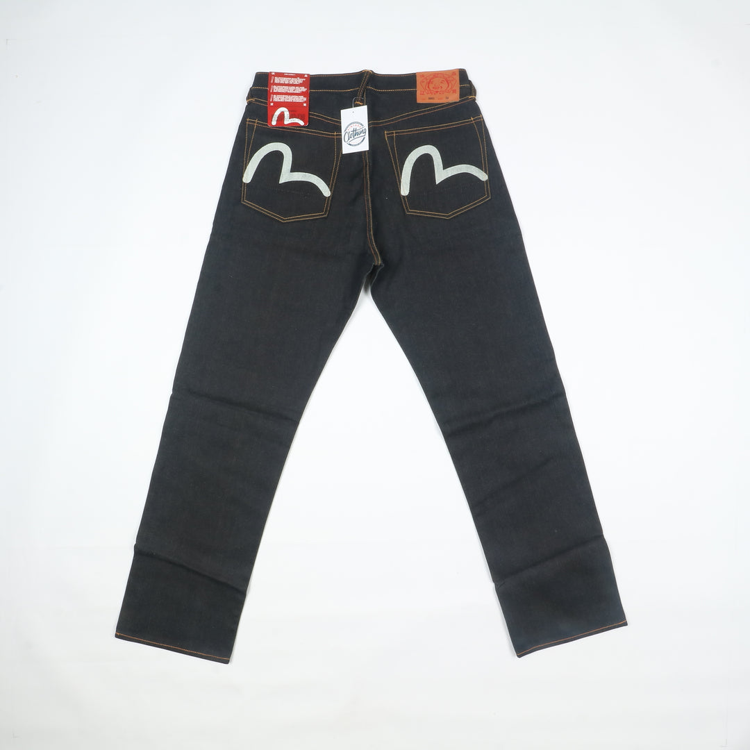 Evisu Jeans Denim Taglia W34 Uomo Deadstock w/Tags