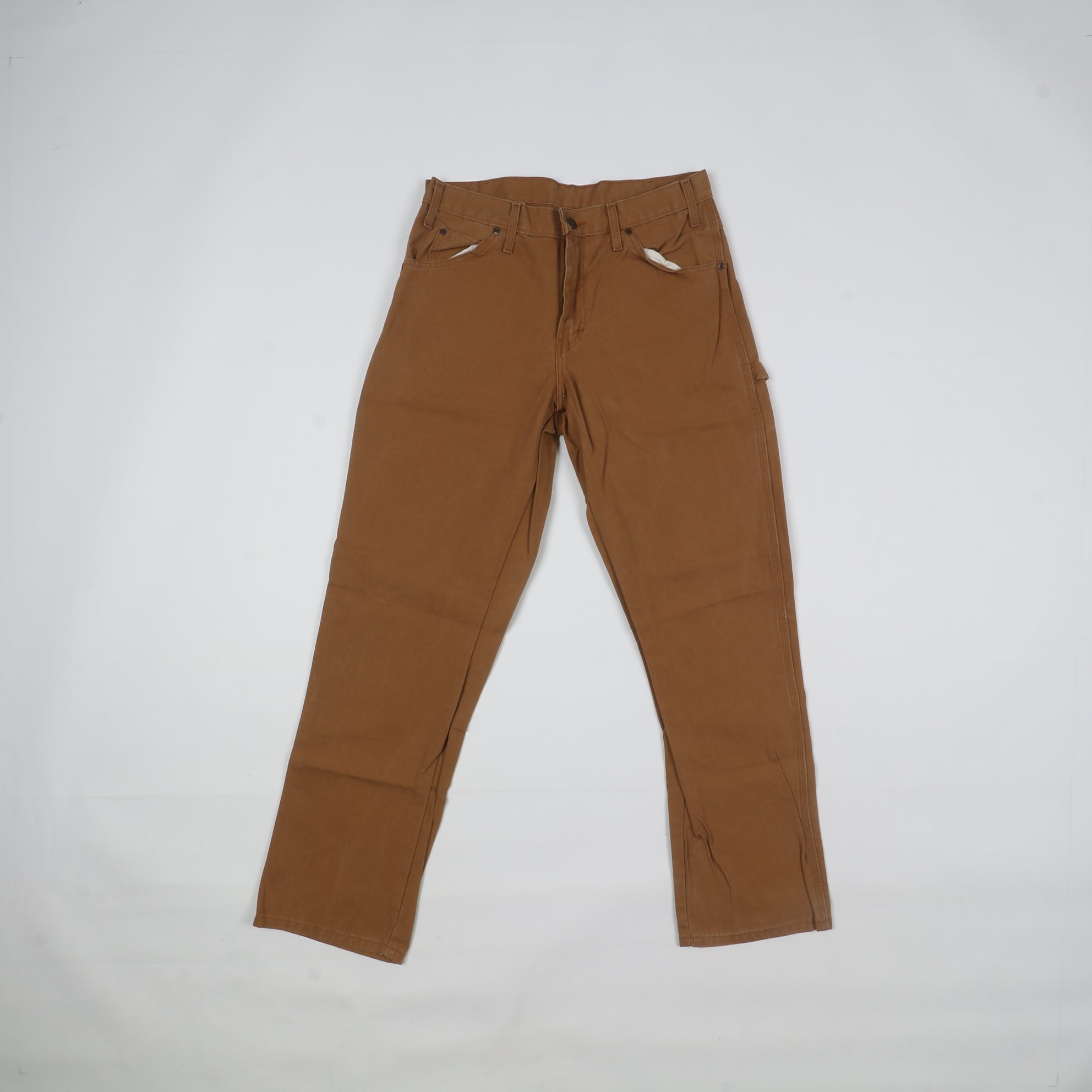 Dickies Jeans Regular Fit Vintage Marrone Taglia W32 L32 Unisex Vintage Clothing Shop