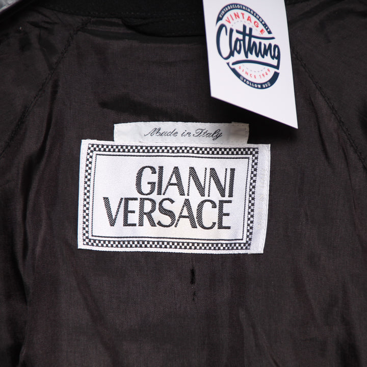 Gianni Versace Trench Vintage Nero Donna