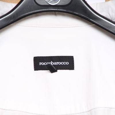 Rocco Barocco Giacca Vintage Bianco Taglia 46 Donna