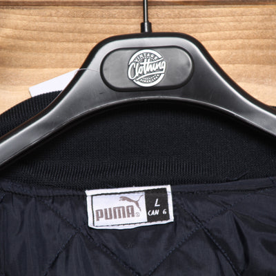 Puma Bomber Vintage Nero e Beige Taglia L Uomo