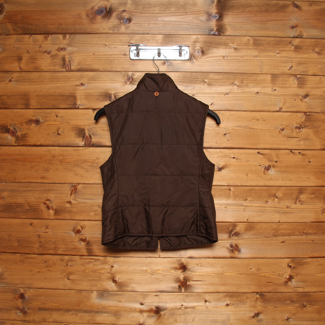 Fay Fodera Gilet Vintage Marrone Taglia S Donna