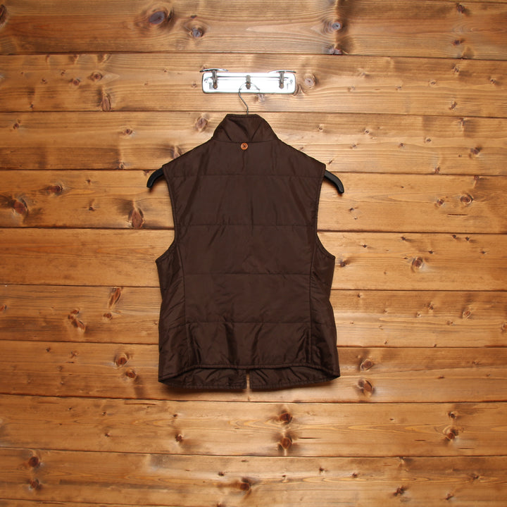 Fay Fodera Gilet Vintage Marrone Taglia S Donna