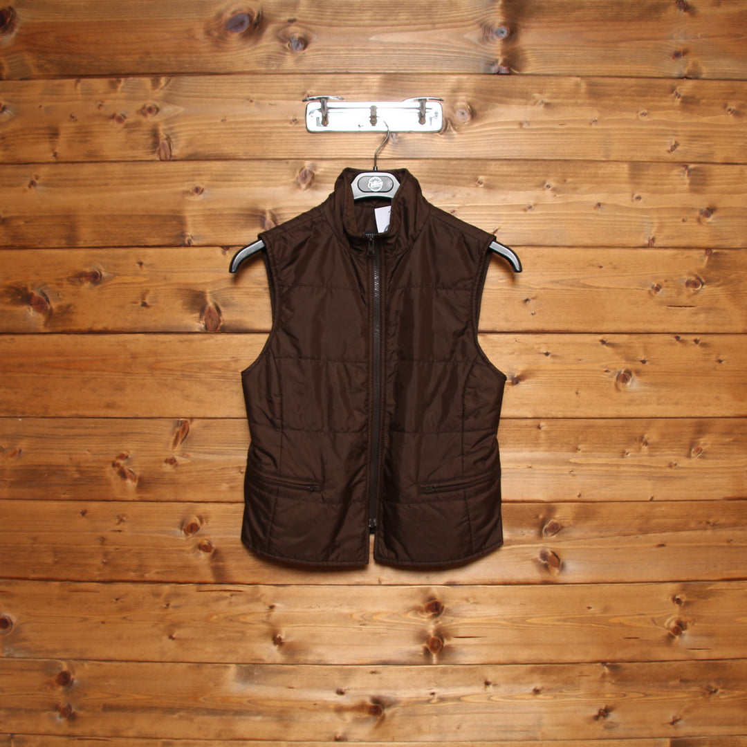 Fay Fodera Gilet Vintage Marrone Taglia S Donna
