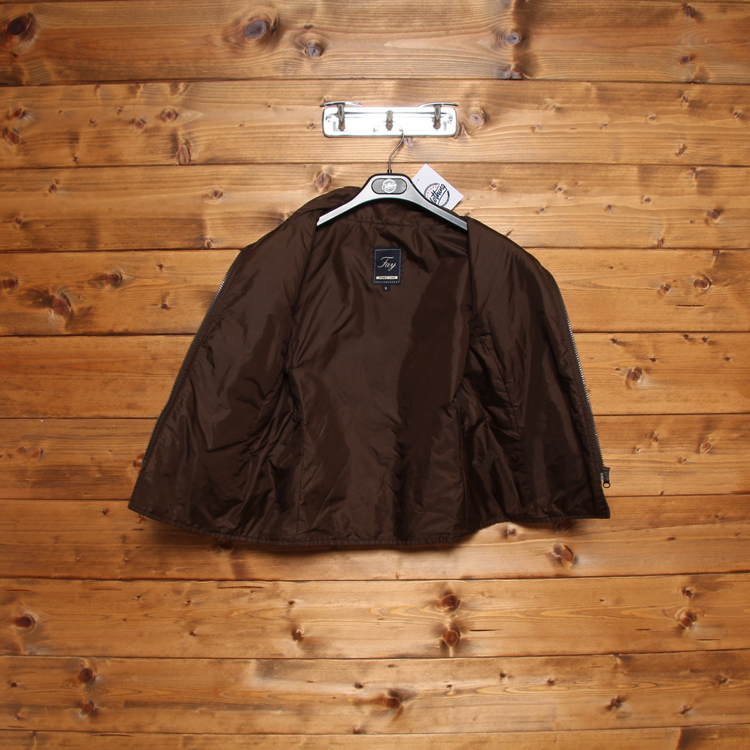 Fay Fodera Gilet Vintage Marrone Taglia S Donna