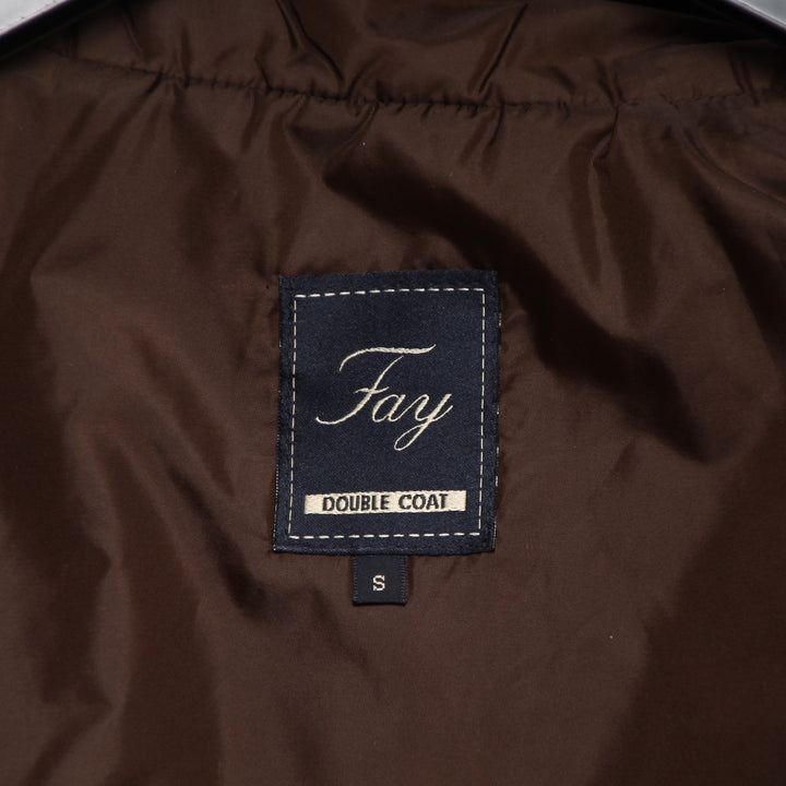 Fay Fodera Gilet Vintage Marrone Taglia S Donna