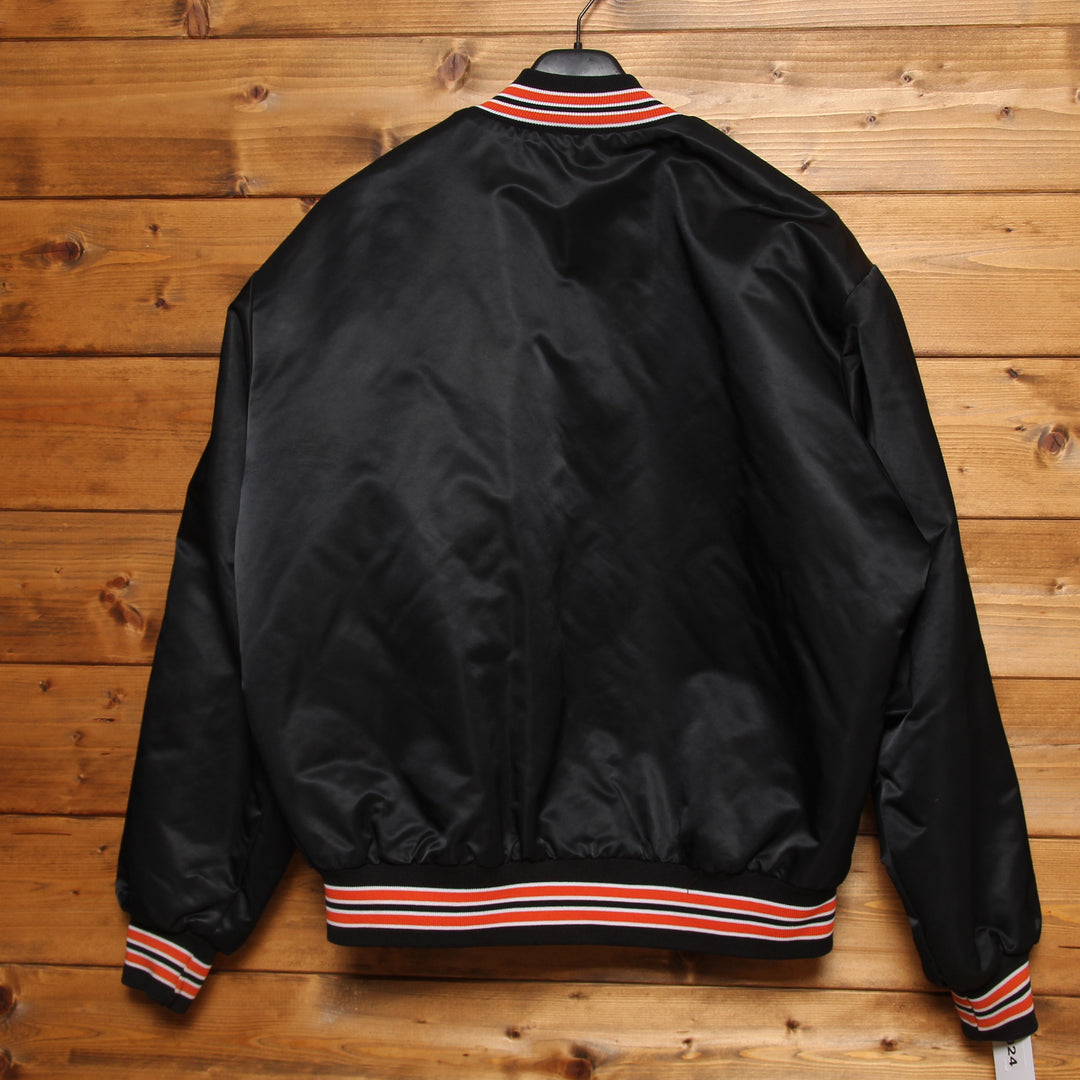 West Wind Giacca College Nero e Arancione Taglia L Uomo Made in USA