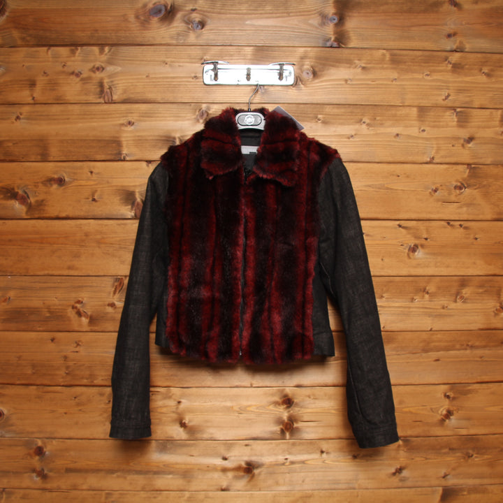 Iceberg Ice Jeans Giacca Grigio e Rosso Taglia S Donna