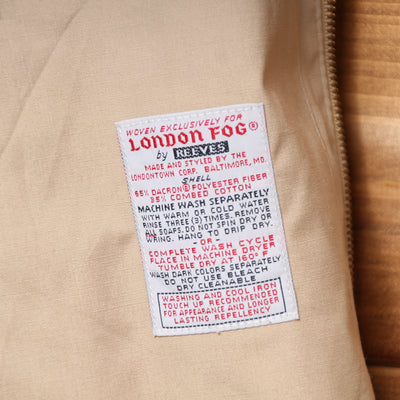 London Fog Giacca Vintage Beige Taglia 44 Uomo