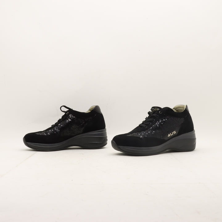 4US Cesare Paciotti Scarpe Nere Eur 36 Donna