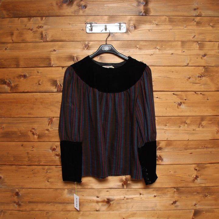 Saint Laurent Casacca Vintage Multicolore Taglia 40 Donna