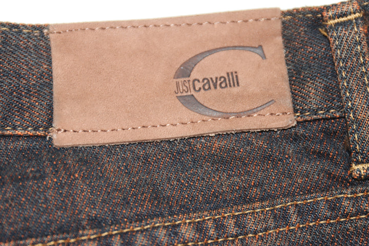 Cavalli Jeans Denim con Sfumature W38 Uomo