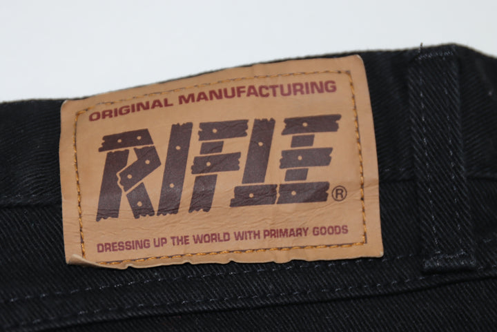 Rifle Regular Fit Jeans Nero W46 L36 Uomo