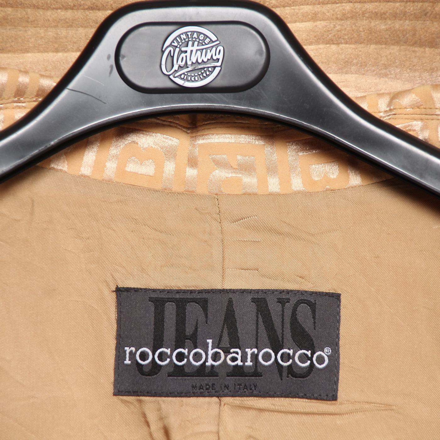 Rocco Barocco Tailleur Giacca e Gonna Vintage Beige Taglia 48 Donna
