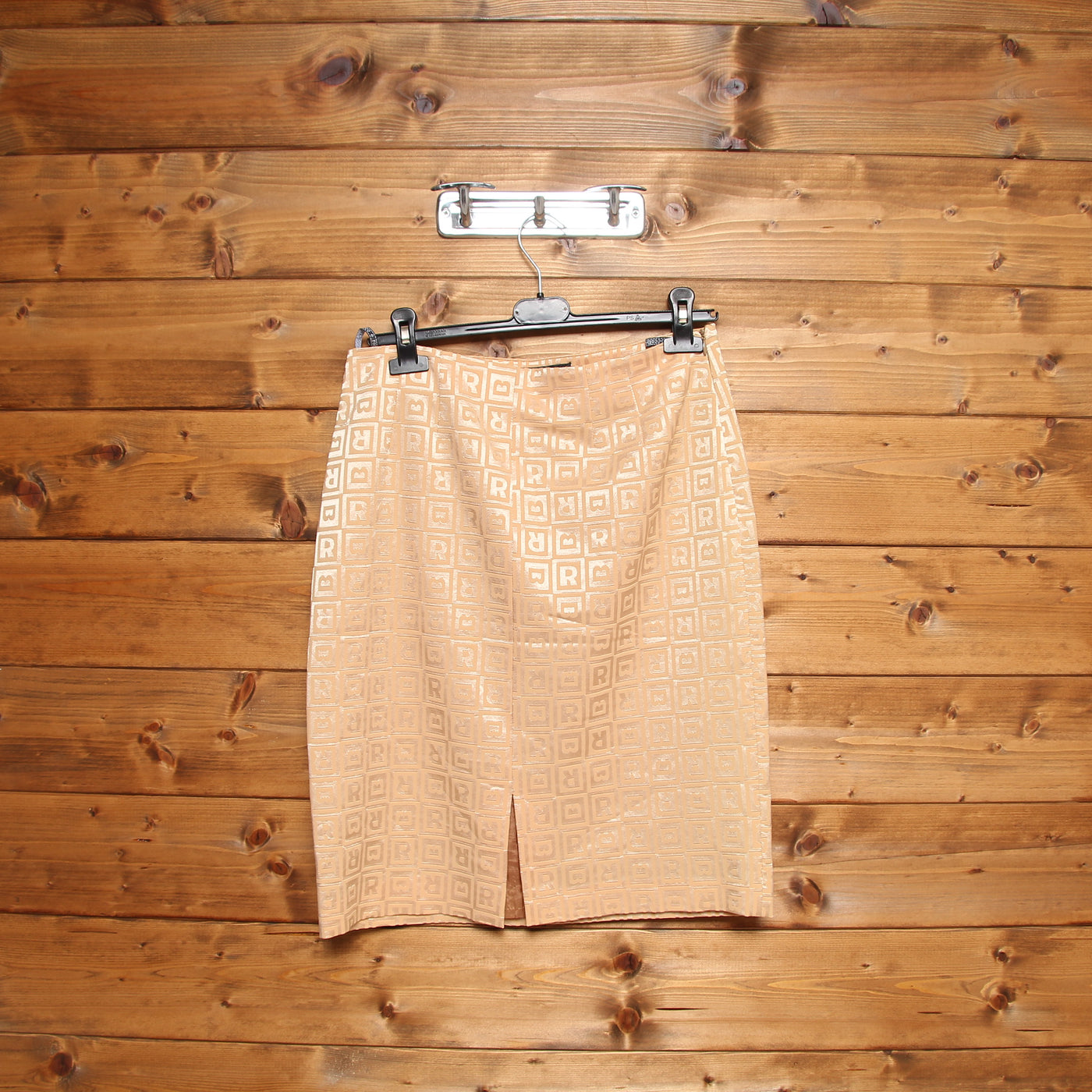 Rocco Barocco Tailleur Giacca e Gonna Vintage Beige Taglia 48 Donna
