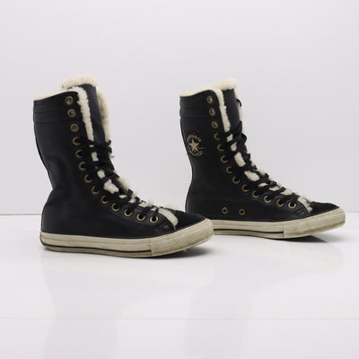 Converse All Star Sherpa Stivaletto Nere Eur 36 Unisex