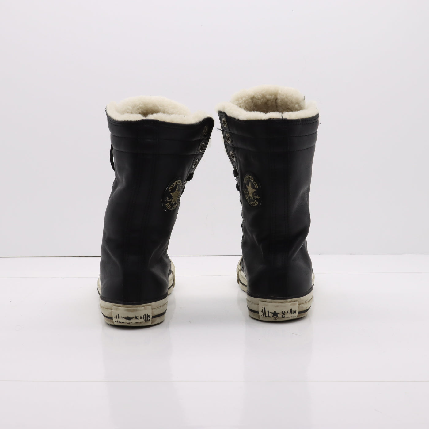 Converse All Star Sherpa Stivaletto Nere Eur 36 Unisex