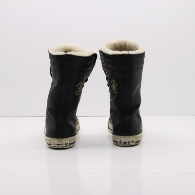 Converse All Star Sherpa Stivaletto Nere Eur 36 Unisex