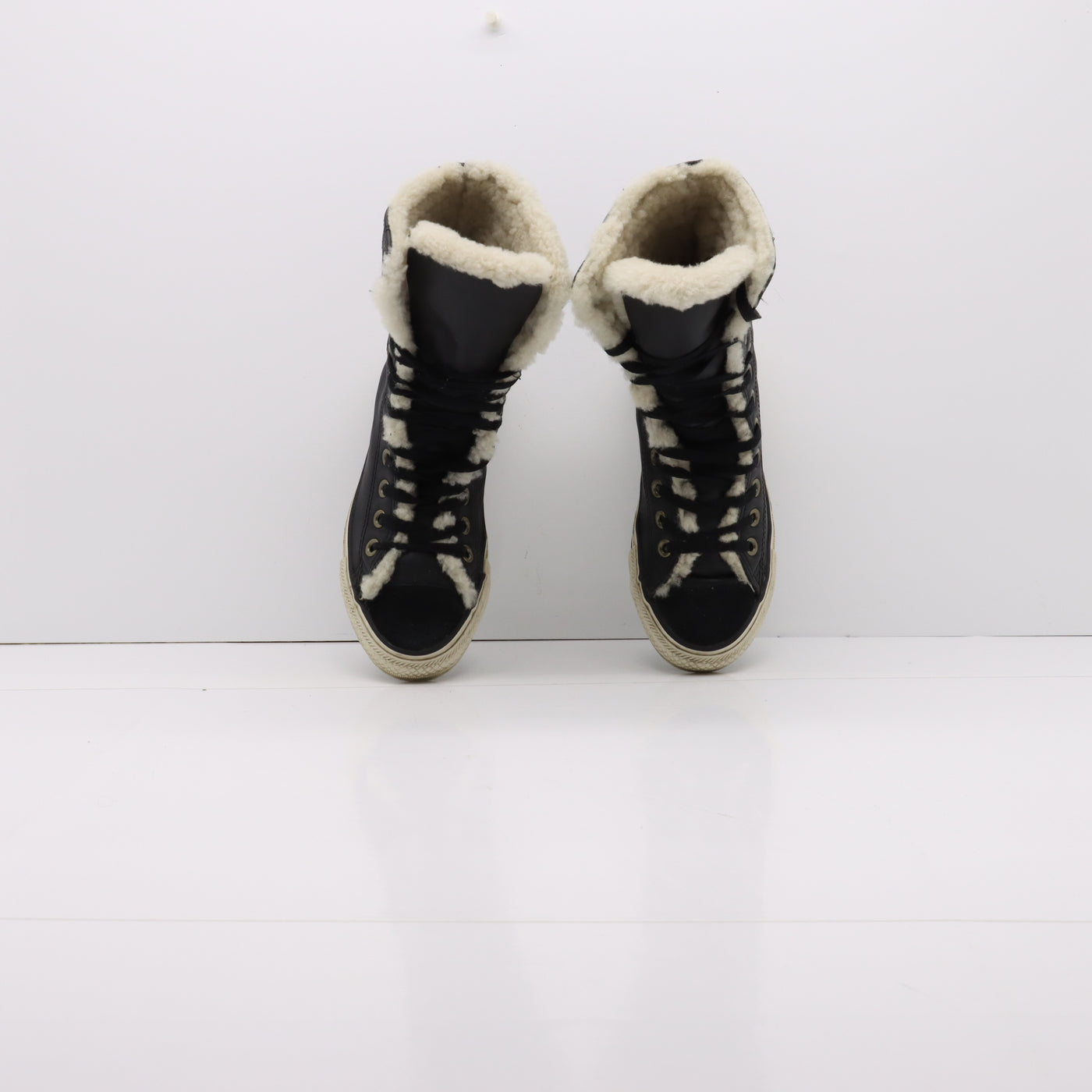 Converse All Star Sherpa Stivaletto Nere Eur 36 Unisex