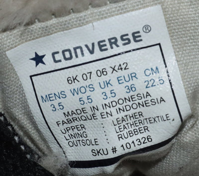Converse All Star Sherpa Stivaletto Nere Eur 36 Unisex