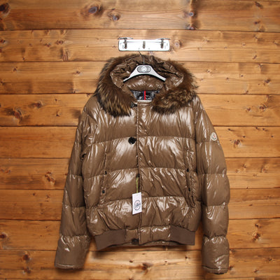 Moncler Bomber Marrone Taglia 3 Donna