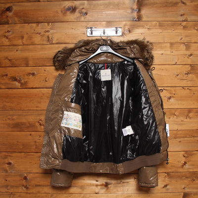 Moncler Bomber Marrone Taglia 3 Donna