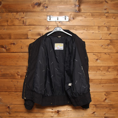 Ellesse Top Fashion Skiwear Giacca Vintage Nero Taglia 46 Uomo