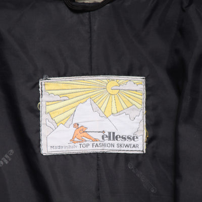 Ellesse Top Fashion Skiwear Giacca Vintage Nero Taglia 46 Uomo