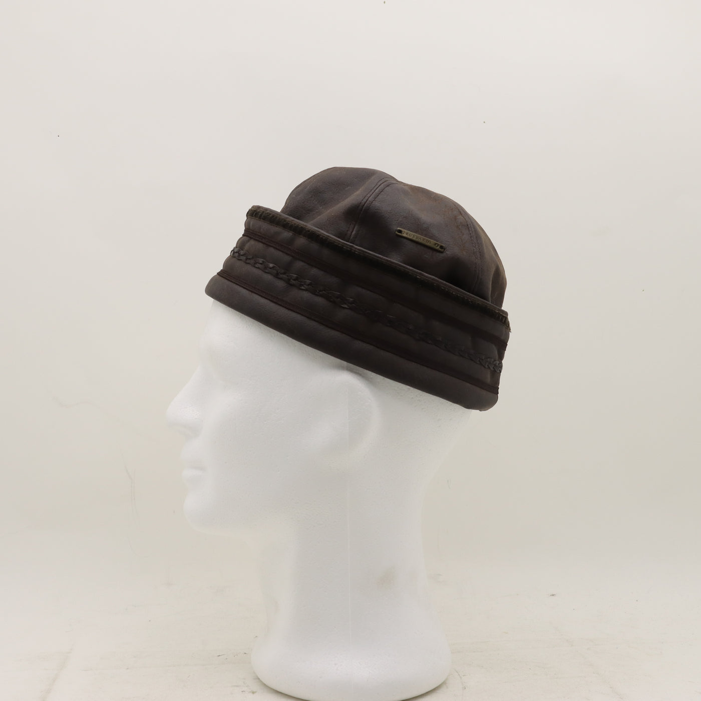 Trussardi Jeans Cappello Colbacco Marrone Taglia S Donna