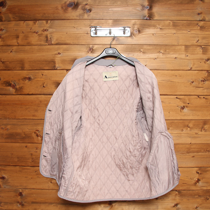 Aquascutum Giacca Trapuntata Grigio Taglia M Donna