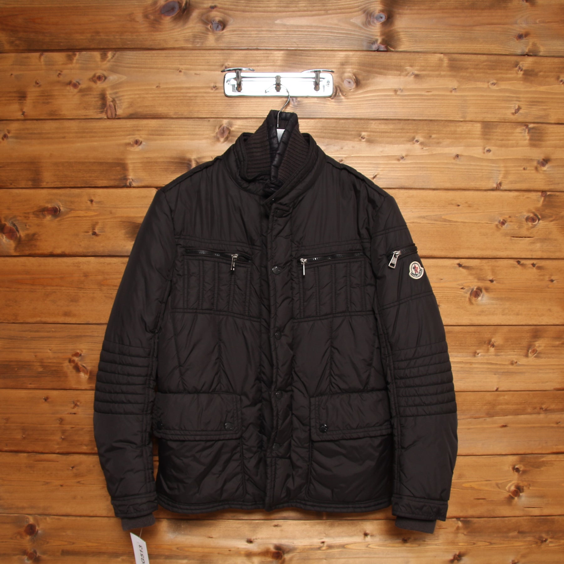 Moncler Giacca Sportiva Nera Taglia 2 Donna Vintage Clothing Shop