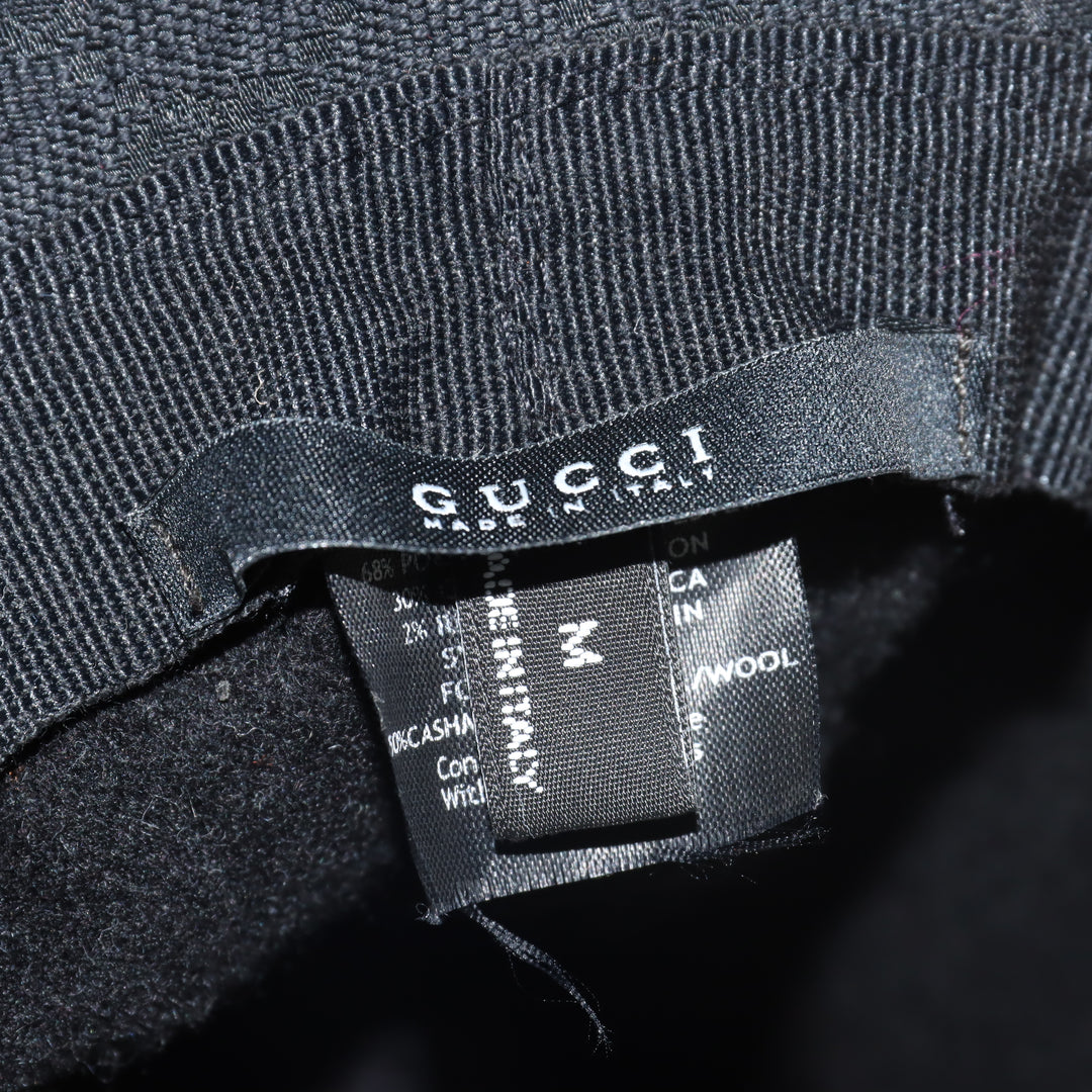 Gucci Cappello a Secchiello Nero Uomo