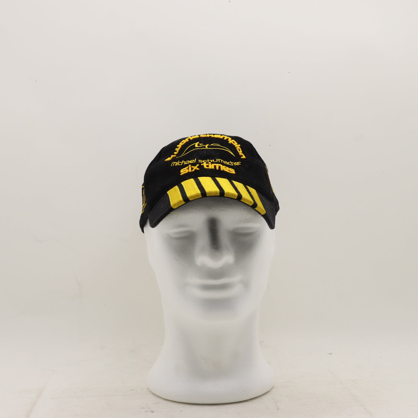 King Cap F1 World Champion Schumacher Cappello Trucker Nero Uomo
