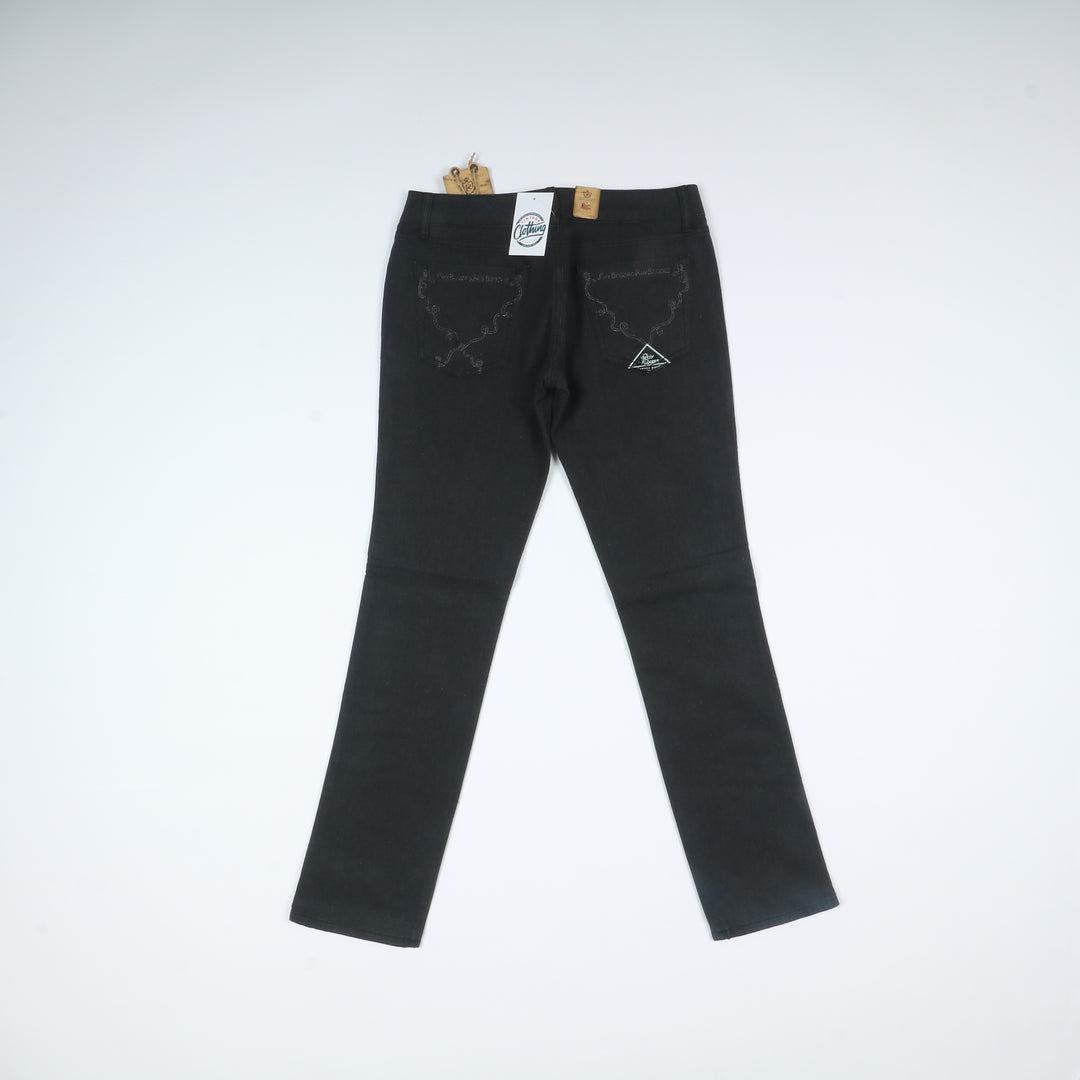 Roy Roger's Jeans Grigio W32 Donna Deadstock w/Tags