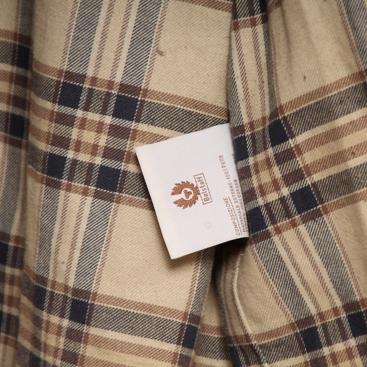 Belstaff Gold Label Giacca in Pelle Vintage Marrone Taglia M Uomo