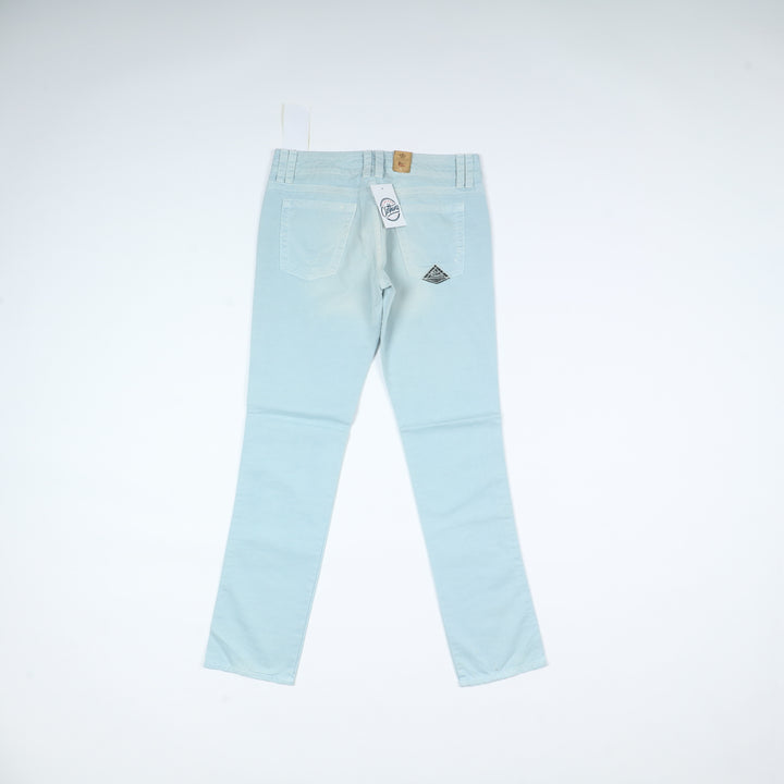 Roy Roger's Jeans Azzurro W30 Donna Deadstock w/Tags