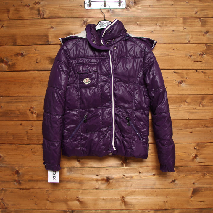 Moncler Giacca Piumino Viola Taglia 4 Donna