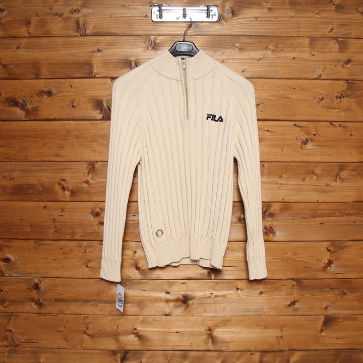 Fila F.I.S.I. Maglione Vintage Beige Taglia 50 Uomo