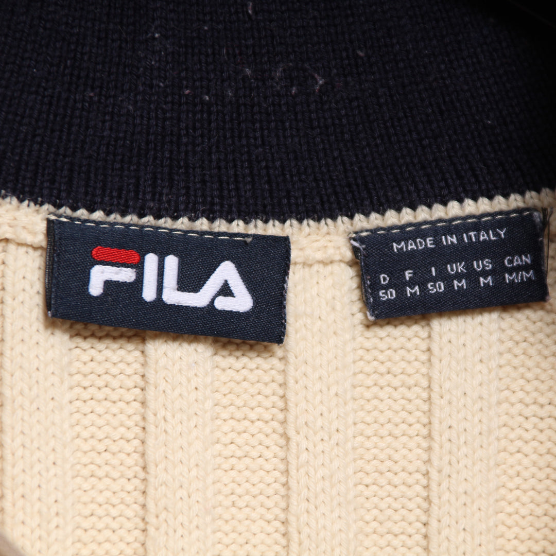 Fila F.I.S.I. Maglione Vintage Beige Taglia 50 Uomo