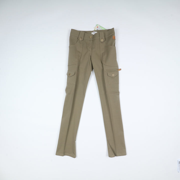 Pinko Cargo Jeans Grigio Taglia 42 Donna Deadstock w/Tags