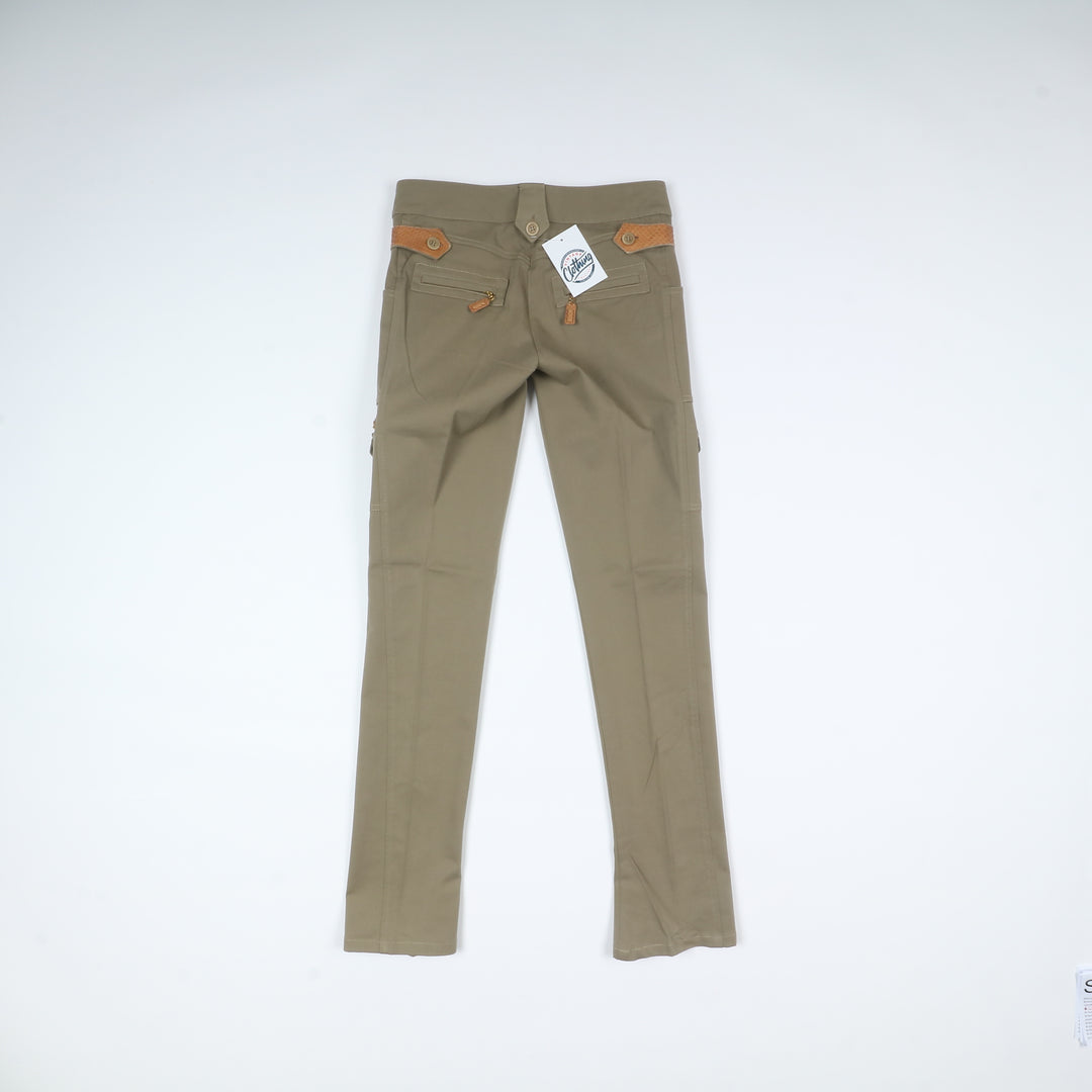 Pinko Cargo Jeans Grigio Taglia 42 Donna Deadstock w/Tags