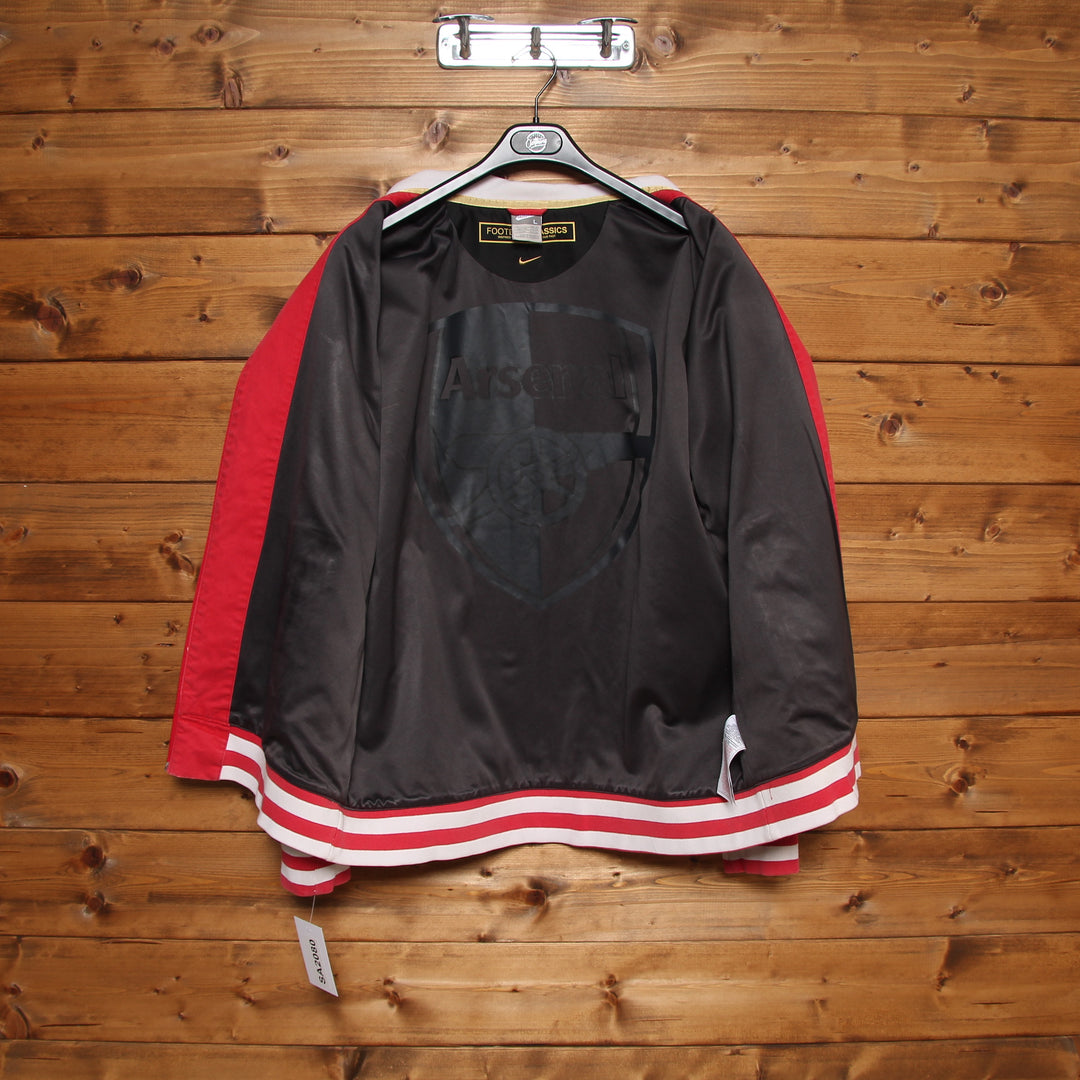 Nike Giacca Arsenal Football Classics Vintage Rosso Taglia L Uomo