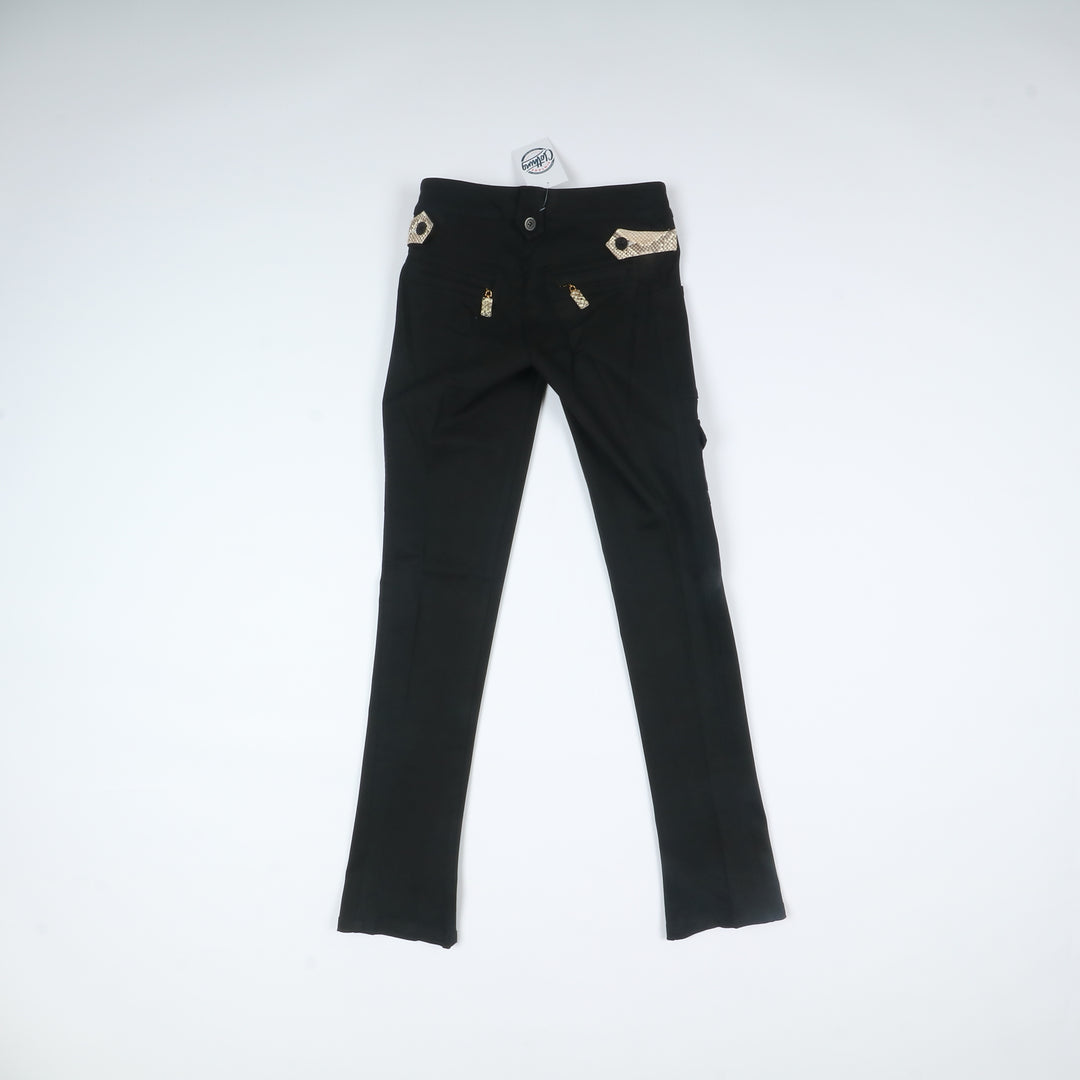 Pinko Cargo Jeans Nero Taglia 40 Donna