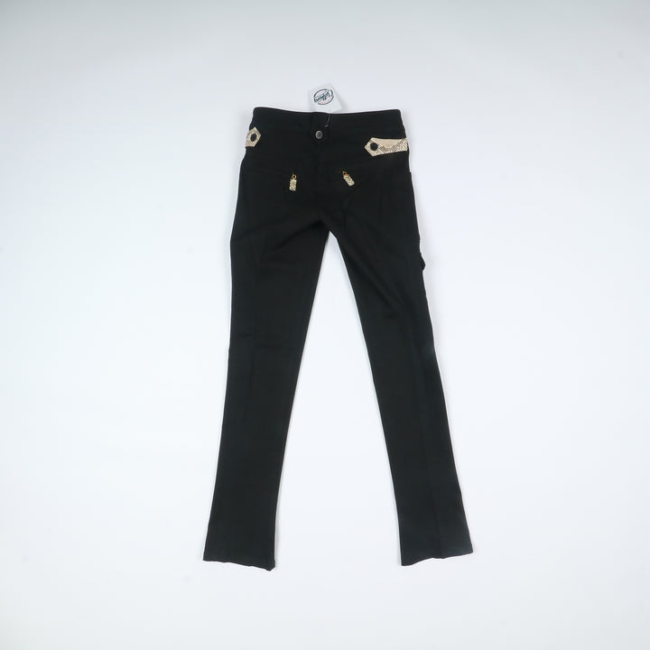 Pinko Cargo Jeans Nero Taglia 40 Donna