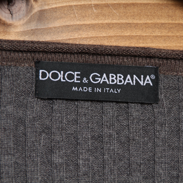 Dolce & Gabbana Cardigan Grigio Taglia 46 Donna