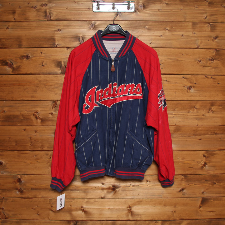 Genuine Merchandise All Star Game 1997 Baseball Felpa Double Face Vintage Blu e Rosso Taglia XL Unisex