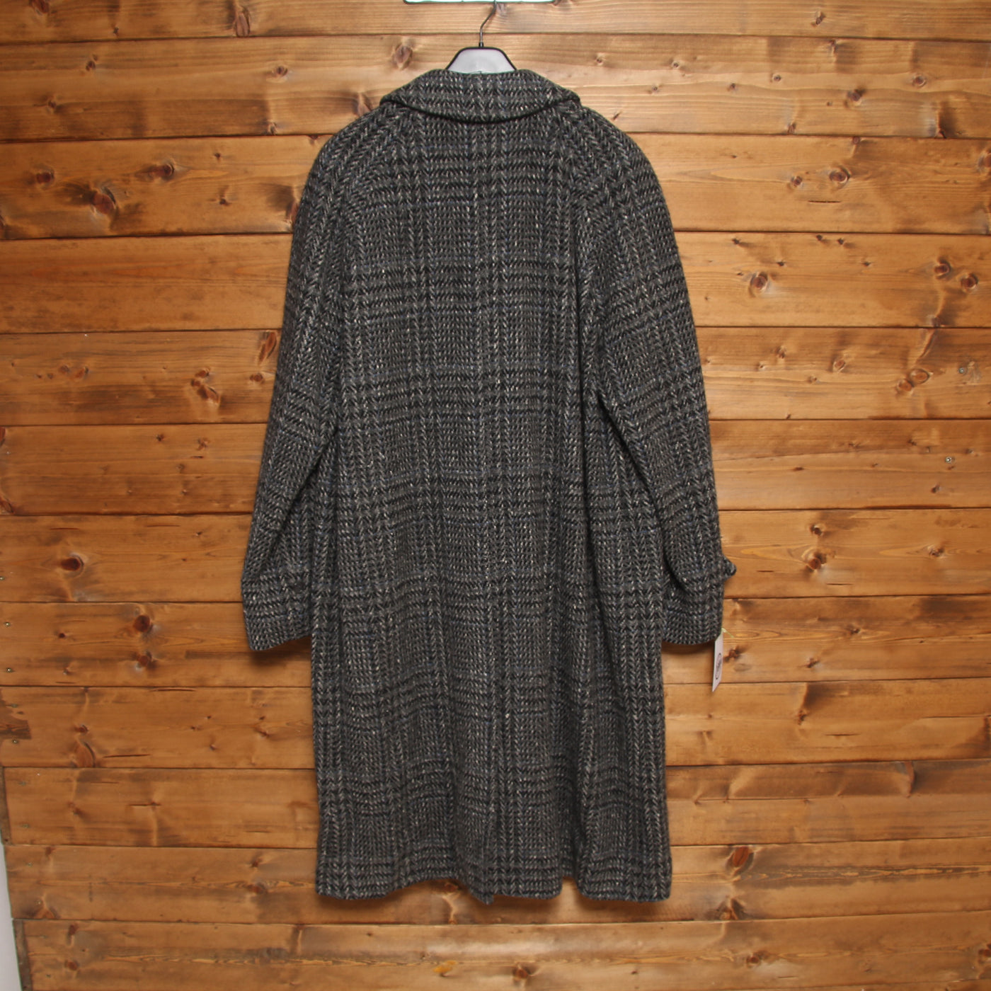 Burberry Irish Tweed Giubbotto Grigio con Fantasia Taglia 52 Uomo