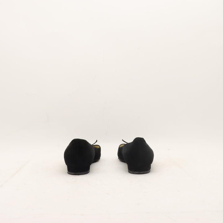 Krizia Scarpe Ballerine Nero Eur 38 Donna