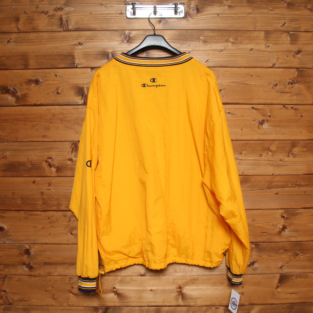 Champion Giacca a Vento Vintage Giallo Taglia XL Uomo