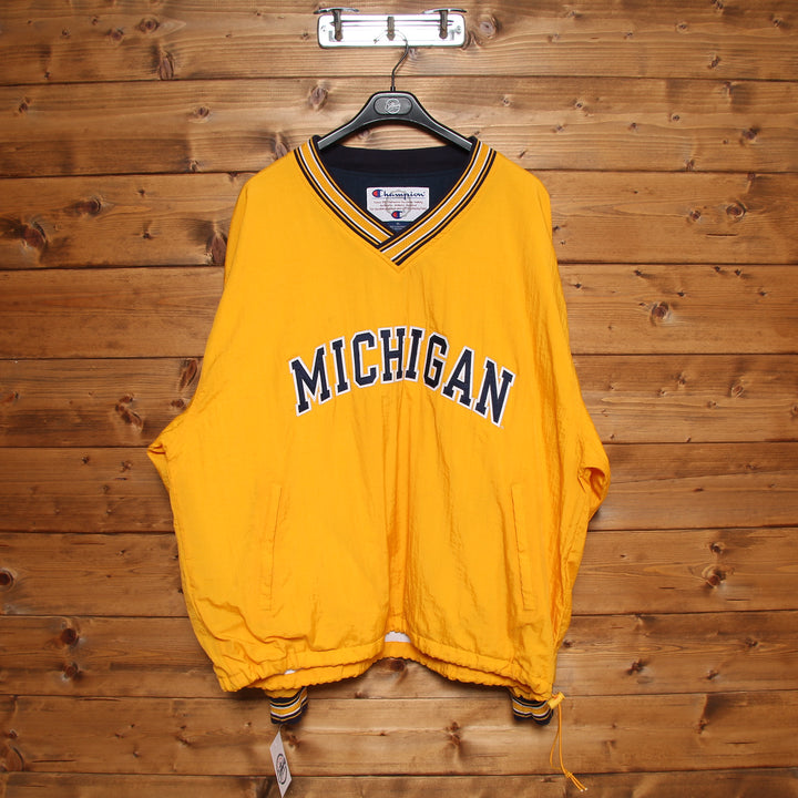 Champion Giacca a Vento Vintage Giallo Taglia XL Uomo